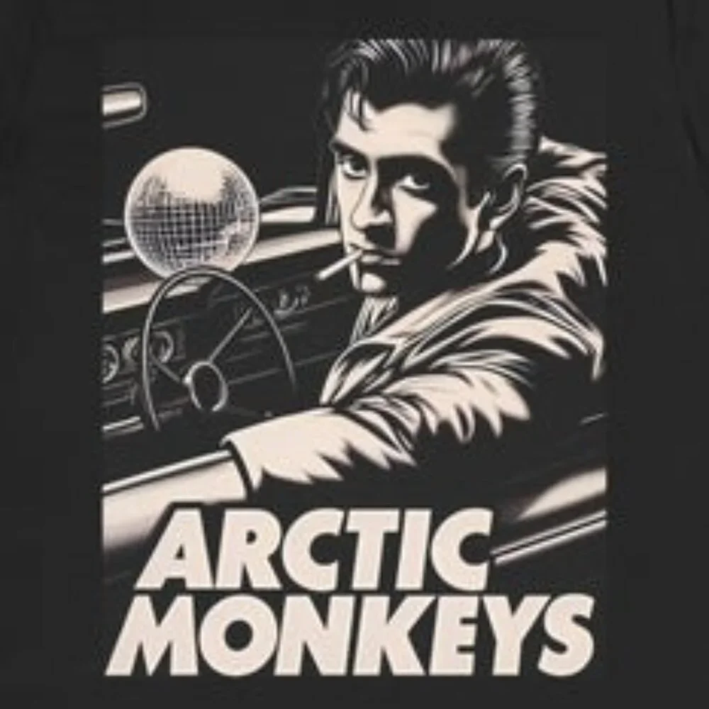 Arctic Monkeys '00s Indie Rock Vibe T-Shirt - Picture 2 of 3